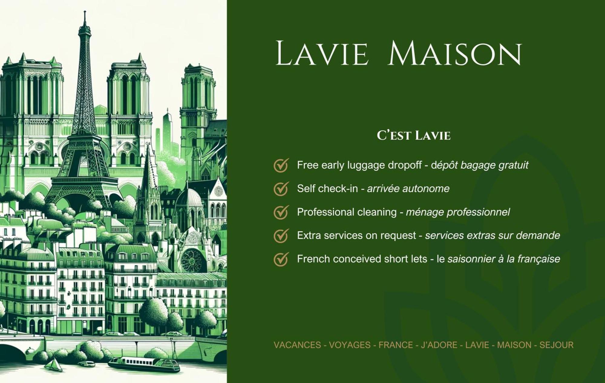 شقة Lavie Maison : Ac & Center Of باريس المظهر الخارجي الصورة